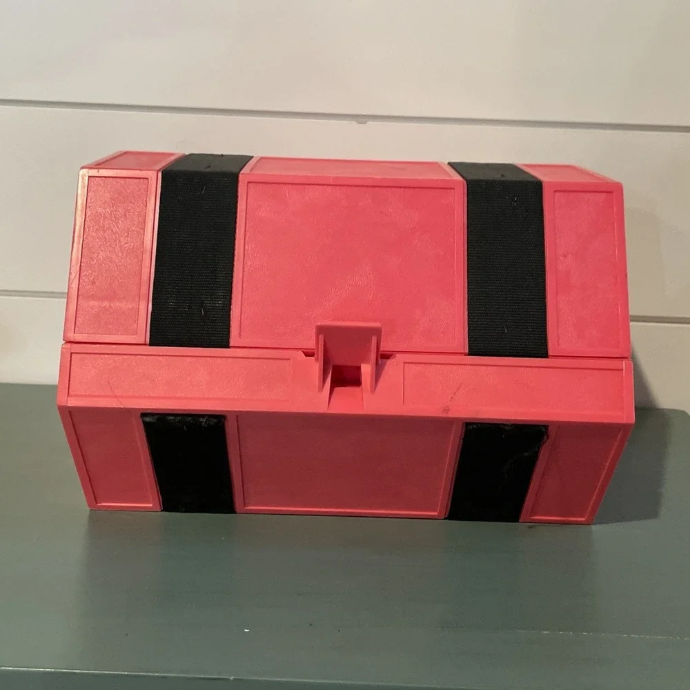 Rolykit Portable Pink Tool Box Organizer Parts Sewing Crafts Fishing 42-in